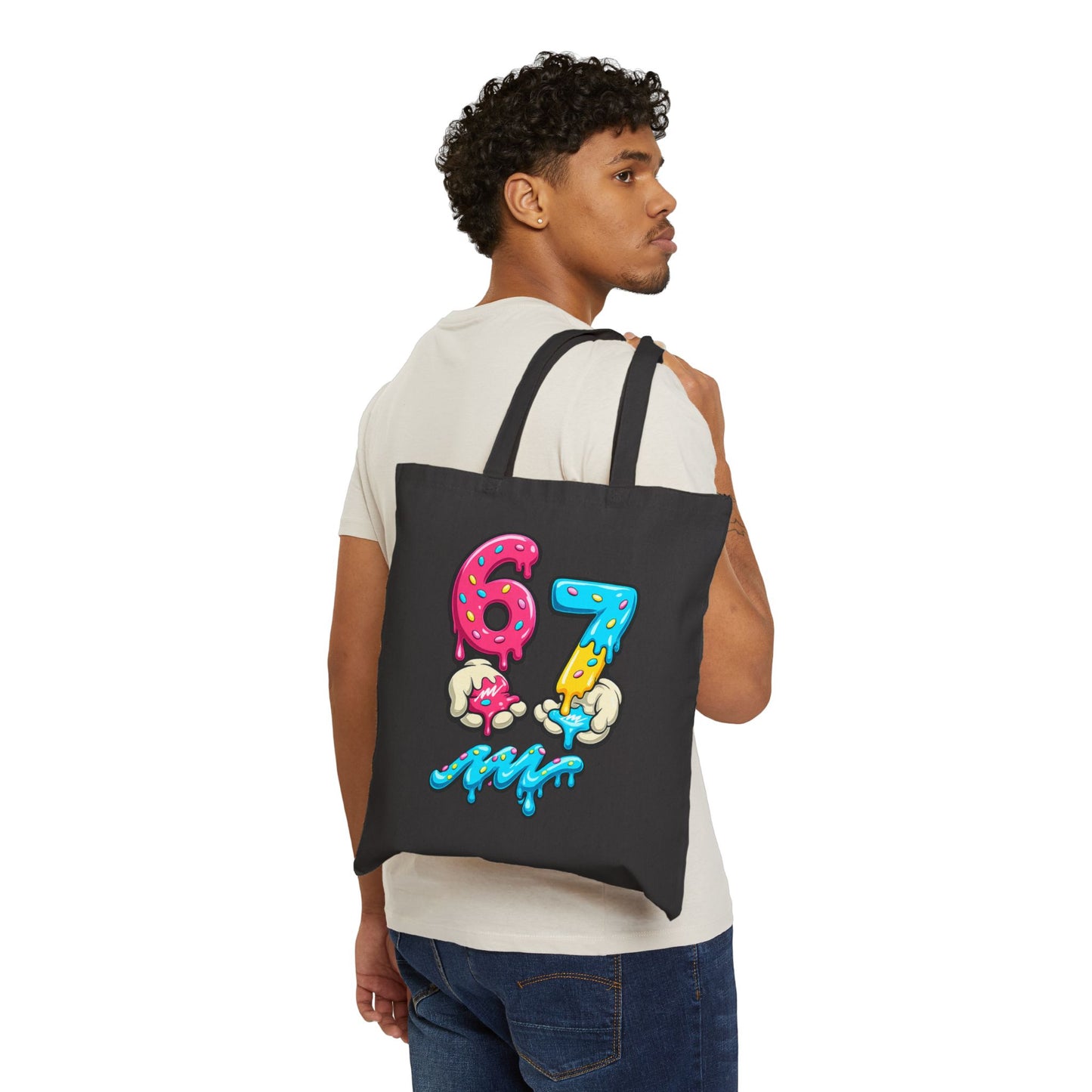 M3 Drippy Donut 6-7 | Canvas Tote