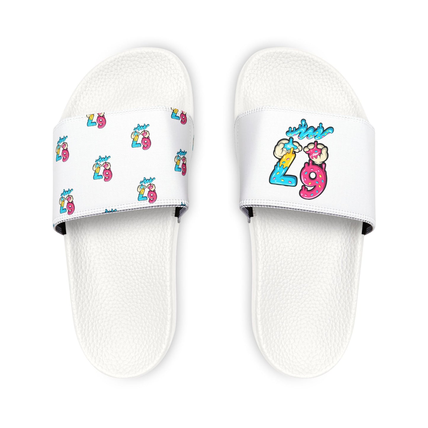 M3 Drippy Donut 6-7 | Youth Removable-Strap Slides