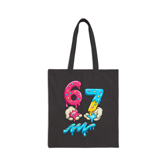 M3 Drippy Donut 6-7 | Canvas Tote
