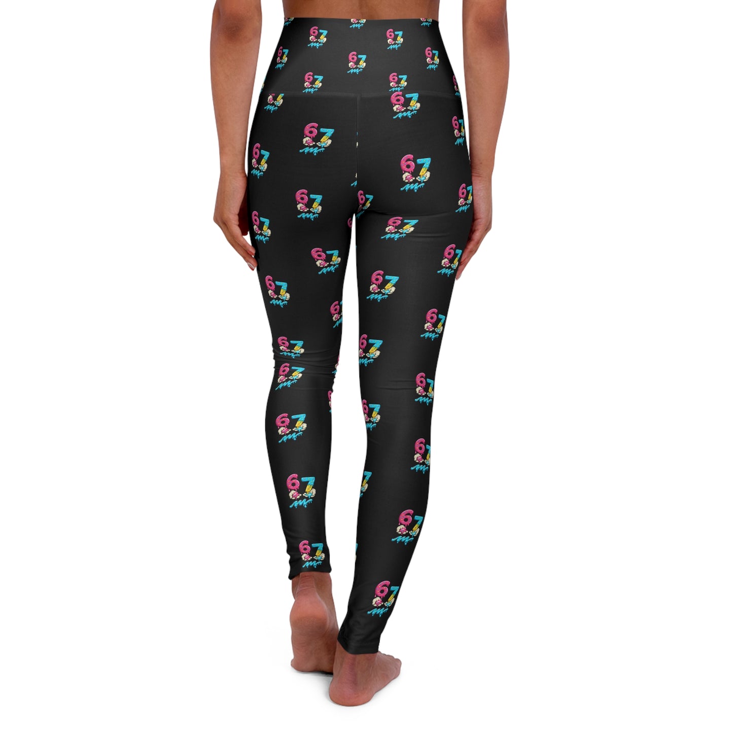 Drippy Donut 6-7 | Adult High-Waist Yoga Leggings