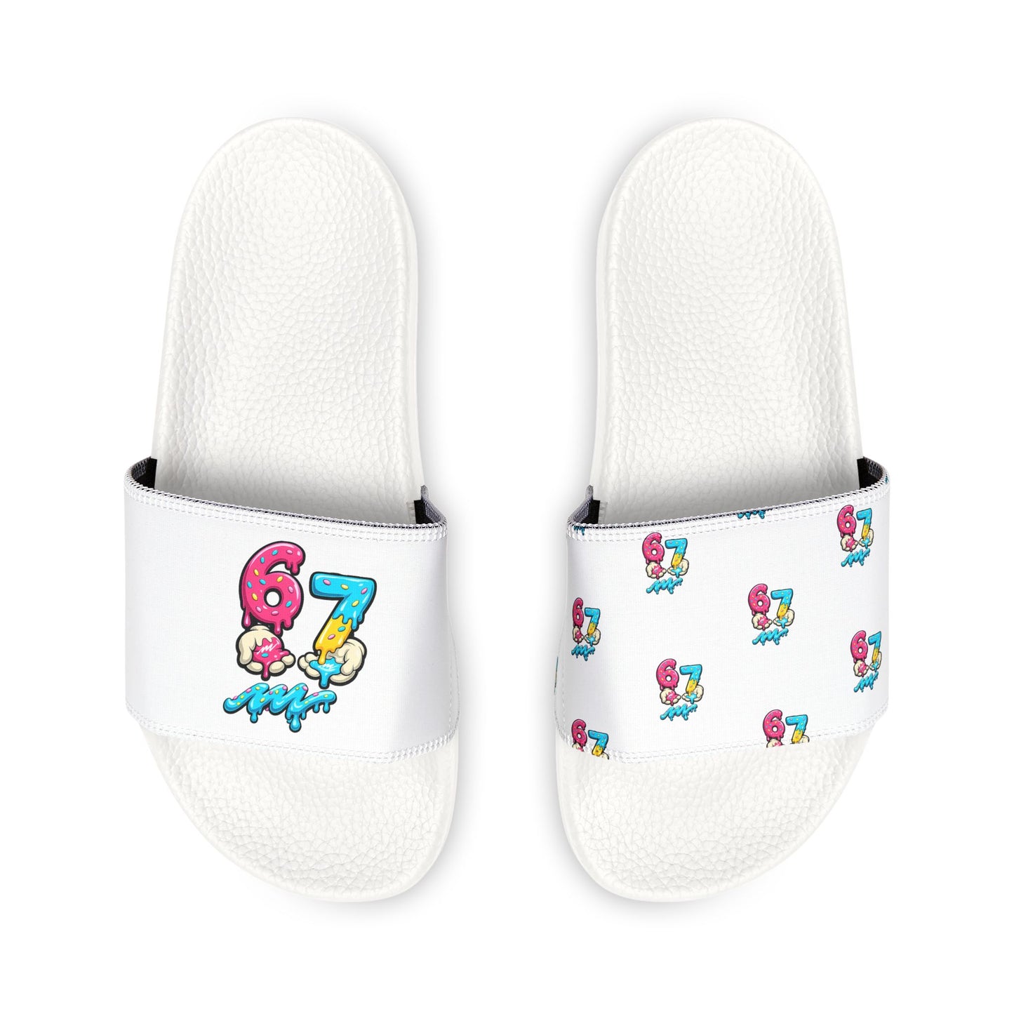 M3 Drippy Donut 6-7 | Youth Removable-Strap Slides