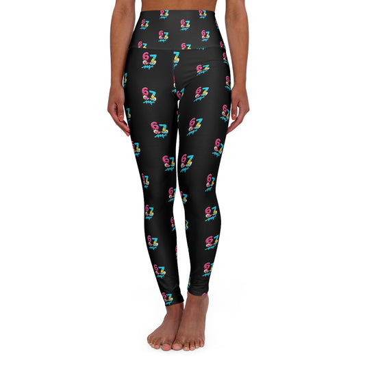 Drippy Donut 6-7 | Adult High-Waist Yoga Leggings