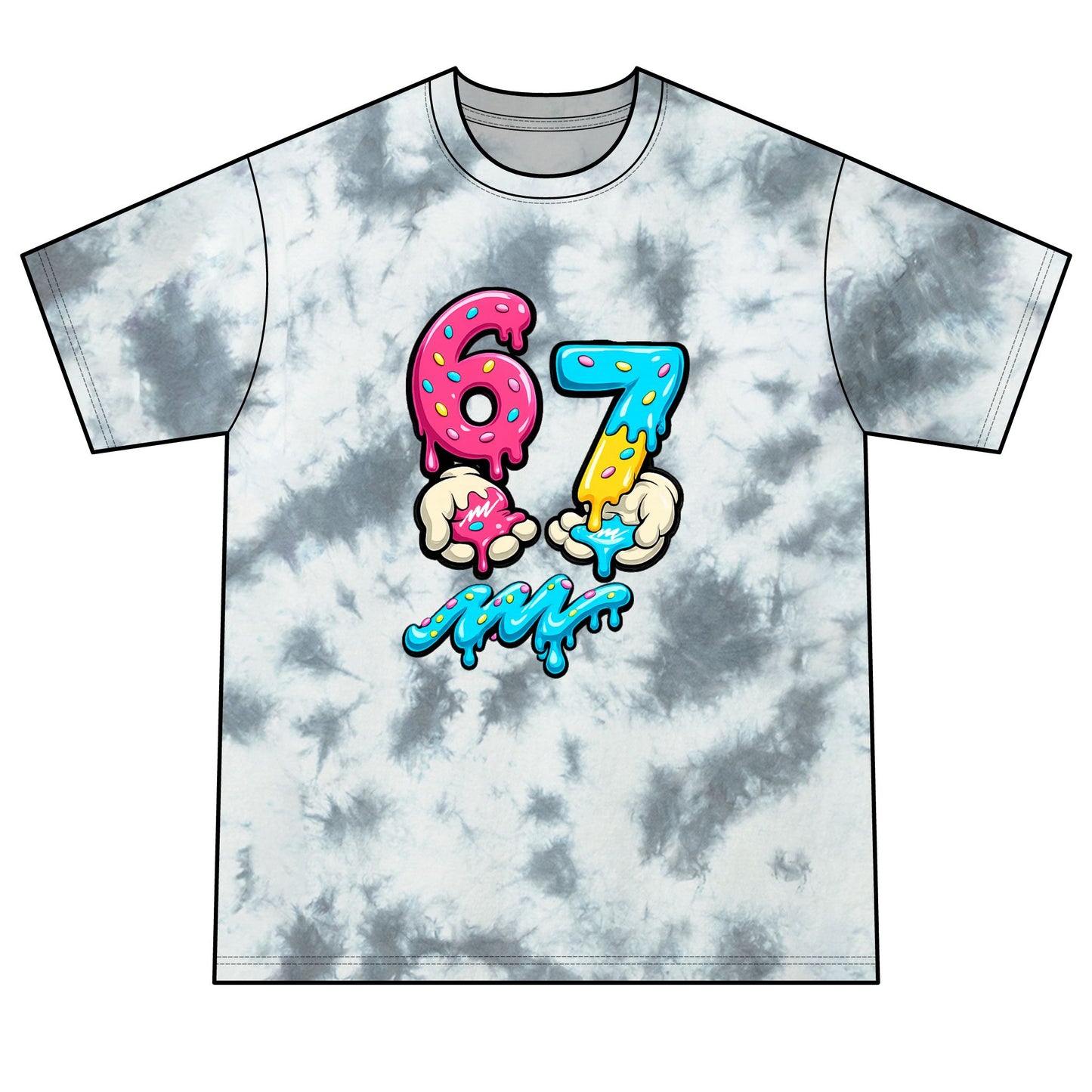 M3 Drippy Donut 6-7 | Adult Tie-Dye Tee