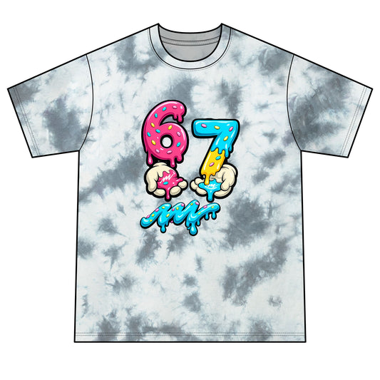 M3 Drippy Donut 6-7 | Adult Tie-Dye Tee