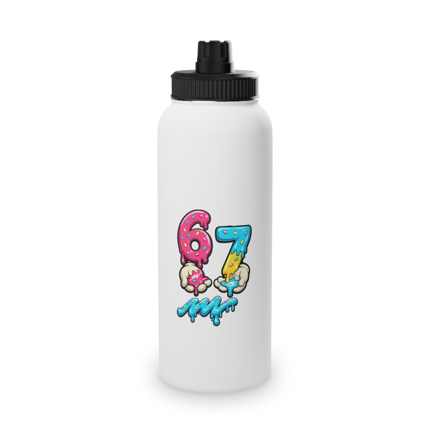 M3 Drippy Donut 6–7 Water Bottle | Stainless Steel Sports Lid