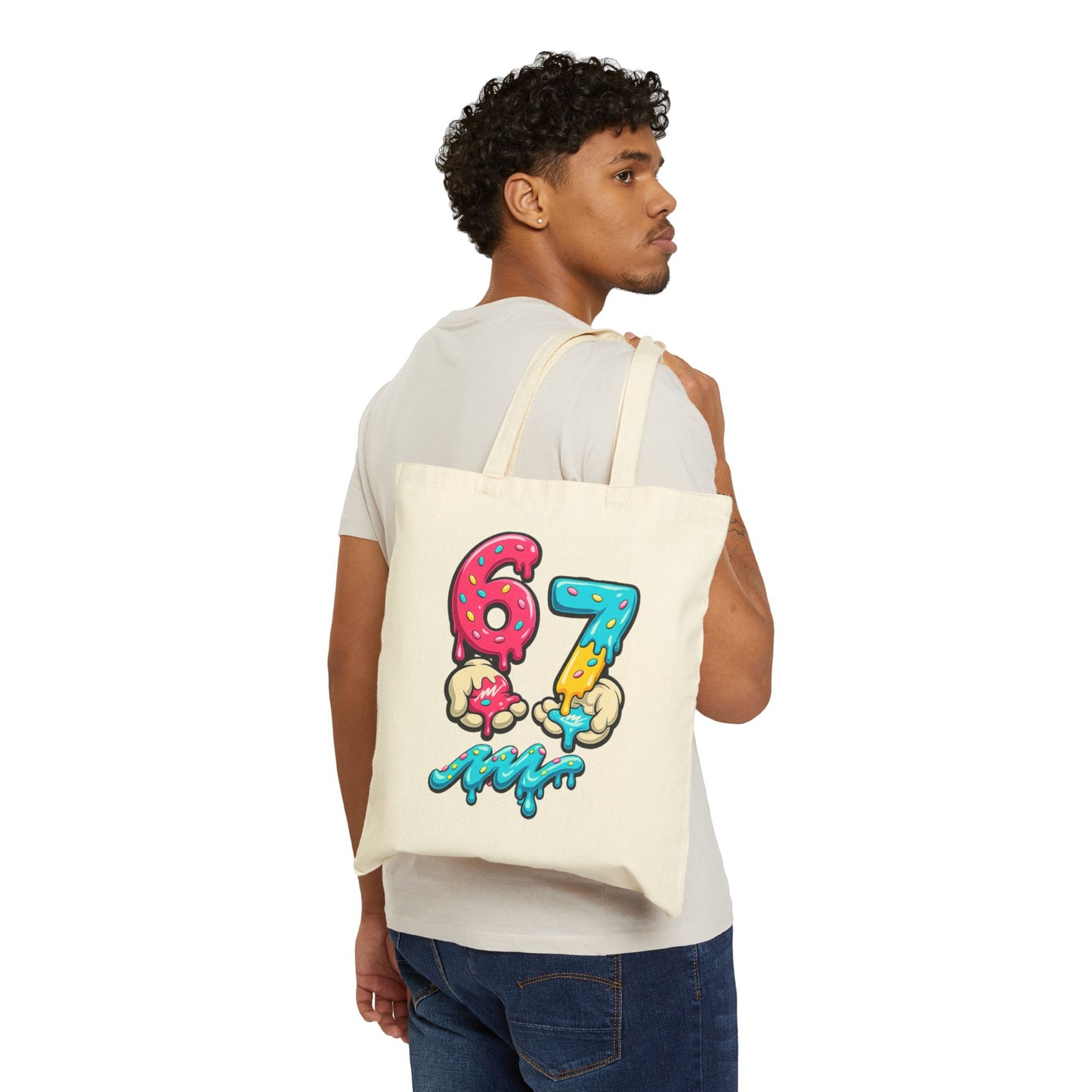 M3 Drippy Donut 6-7 | Canvas Tote