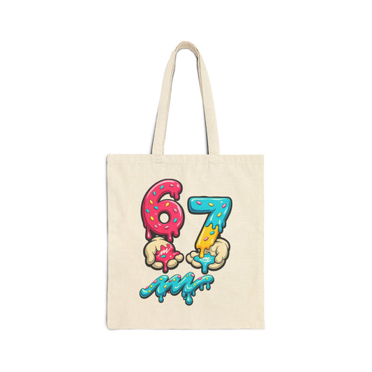 M3 Drippy Donut 6-7 | Canvas Tote